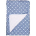 Bone Dry Pet Grooming Microfiber Towel in Blue Printed Trellis Collection  