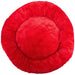 Barker & Meow 24 Luxury Pet Bed in Tartan Plaid Red Size 24"