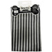 Bone Dry Pet Grooming Microfiber Towel in Black Stripe Embroidered Collection  