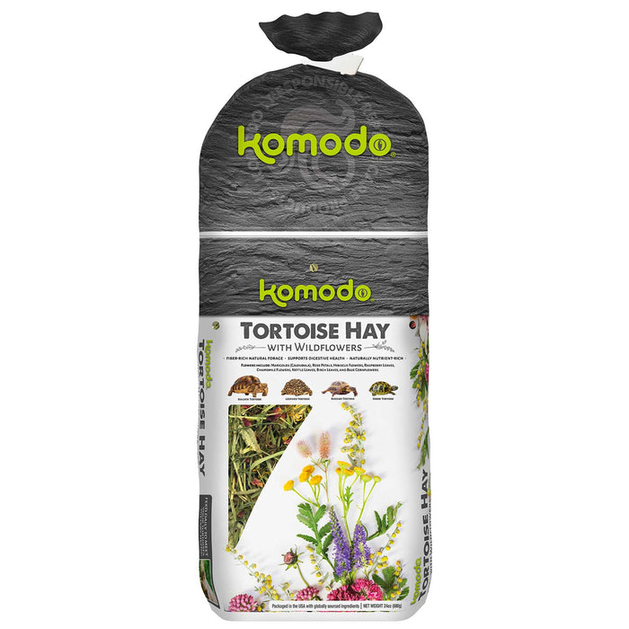Komodo Tortoise Hay - MR1E7 - 24oz - Wildflowers - 2