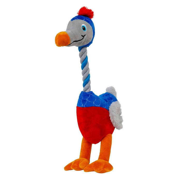 KONG Bendeez™ Plush Dog Toy with Flexible Rope Core & Squeaker - K9ADC - Bird - Large - 1 ct - 12