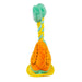 KONG Bendeez™ Plush Dog Toy with Flexible Rope Core & Squeaker - K9ADD - Snail - Large - 1 ct - 29