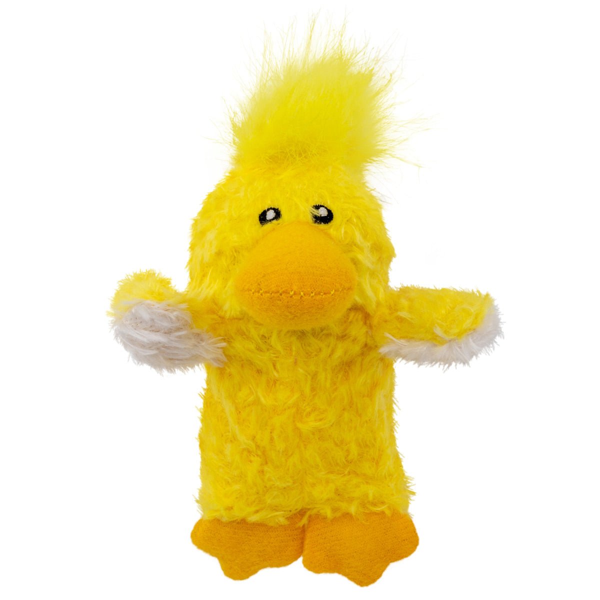 KONG Dr. Noyz X - Small Plush Dog Toys – Stuffing - Free, Soft Cuddle Toy with Removable and Extra Squeaker for Small Dogs - K9DQ - Duckie - XSmall - 1 ct - 1