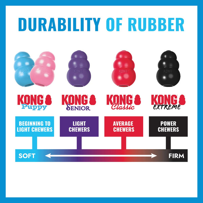 KONG Extreme Ball with Rope, Black, Large - K9MA - 2