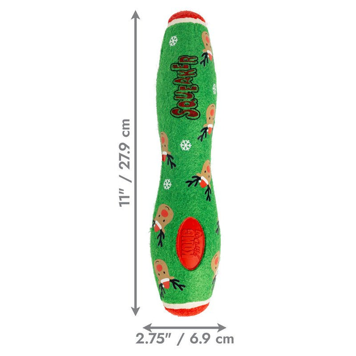 KONG Holiday AirDog® Squeaker Dog Toys - K9AAL - Stick - Large - 10