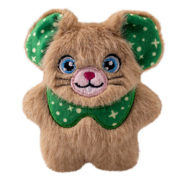 KONG Holiday Cat Snuzzles Mouse Plush Catnip Cat Toy, Assorted Colors - K9AA2 - Assorted - One Size - 1 ct - 1