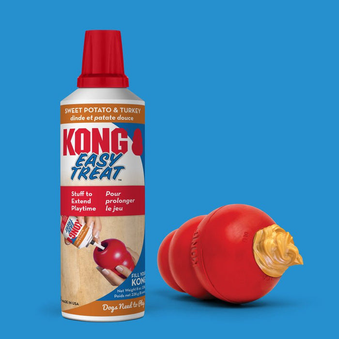 KONG Holiday Easy Treat® Turkey & Sweet Potato – Stuffable Dog Treat, Low - Calorie, Perfect for KONG Toys - K9AAH - 8 oz - 3