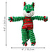 KONG Holiday Floppy Knots Fox Interactive Plush Dog Toy, Sm/Md - K9AAS - Sm/Md - Green - 1 ct - 3