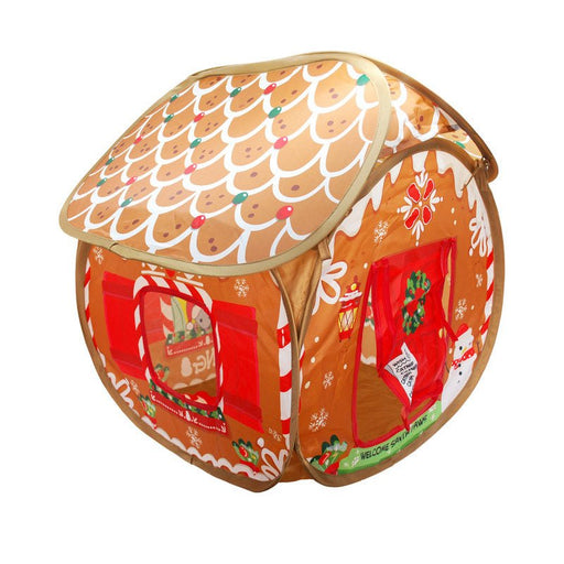 KONG Holiday Play Spaces Gingerbread Cat Bungalow - K9AA8 - One Size - 1