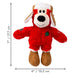 KONG Holiday Plush Wild Knots Bear Dog Toy, Assorted Colors - K9ABF - Md/Lg - Assorted - 1 ct - 17