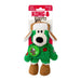 KONG Holiday Plush Wild Knots Bear Dog Toy, Assorted Colors - K9ABF - Md/Lg - Assorted - 1 ct - 14