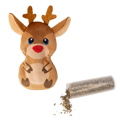 Kong Holiday Refillables Catnip Cat Toys - K9AAD - Reindeer - 1 ct - 2