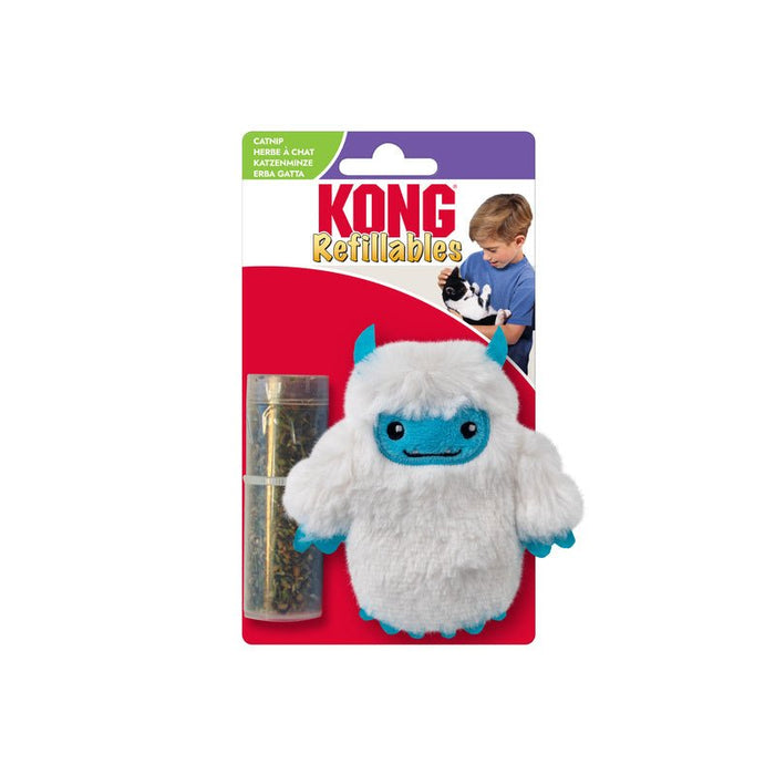 Kong Holiday Refillables Catnip Cat Toys - K9AAE - Yeti - 1 ct - 15