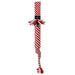 KONG Holiday Scrubz Candy Cane Dog Tug & Fetch Toy - K9AAW - Large - 1 ct - 1