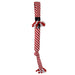 KONG Holiday Scrubz Candy Cane Dog Tug & Fetch Toy - K9AAW - Large - 1 ct - 5