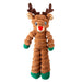 KONG Holiday Shakers™ Crumples Dog Toy, Reindeer, XL - K9AAX - Brown - XL - 1 ct - 1