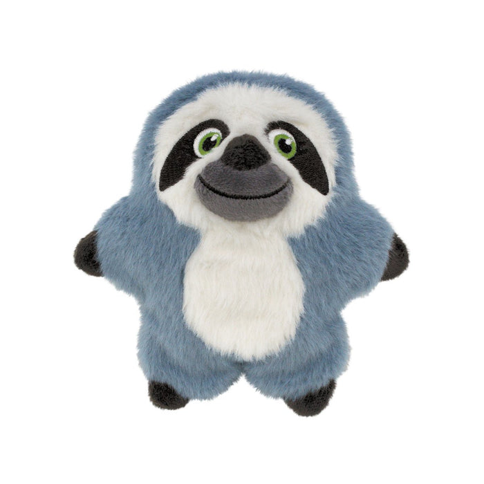 KONG Snuzzles Kiddos Plush Small Dog Toy with Squeaker & Crinkle - K9ACJ - Grey Raccoon - Small - 1 ct - 11
