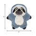 KONG Snuzzles Kiddos Plush Small Dog Toy with Squeaker & Crinkle - K9ACJ - Grey Raccoon - Small - 1 ct - 13