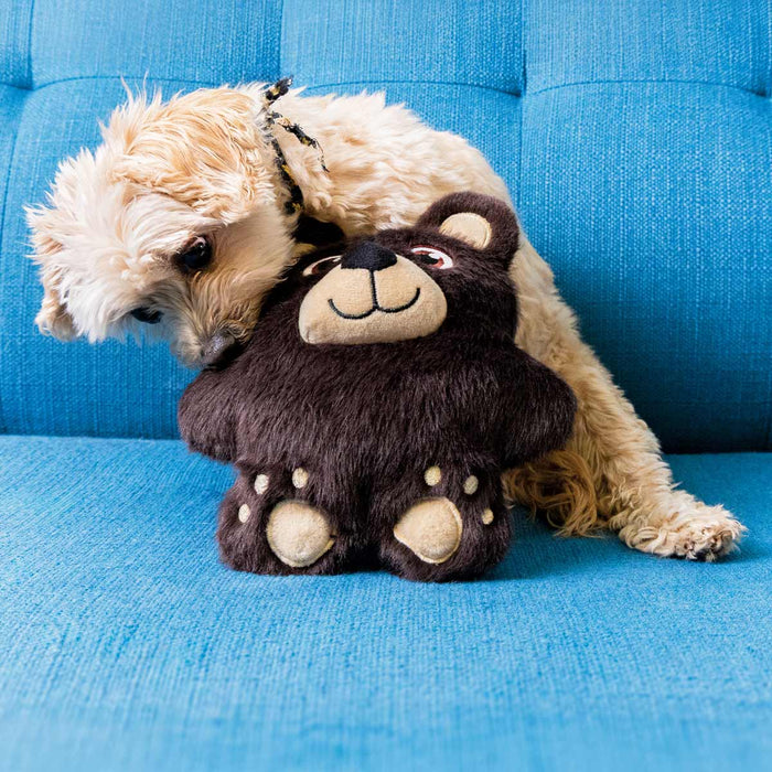 KONG Snuzzles Squeaky Medium Plush Dog Toy - K9ACL - Bear - Medium - 1 ct - 4