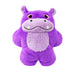 KONG Snuzzles XLarge Plush Dog Toy – Full - Body Squeaker - K9ACQ - Hippo - XLarge - 1 ct - 1