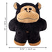 KONG Snuzzles XLarge Plush Dog Toy – Full - Body Squeaker - K9ACR - Bear - XLarge - 1 ct - 10