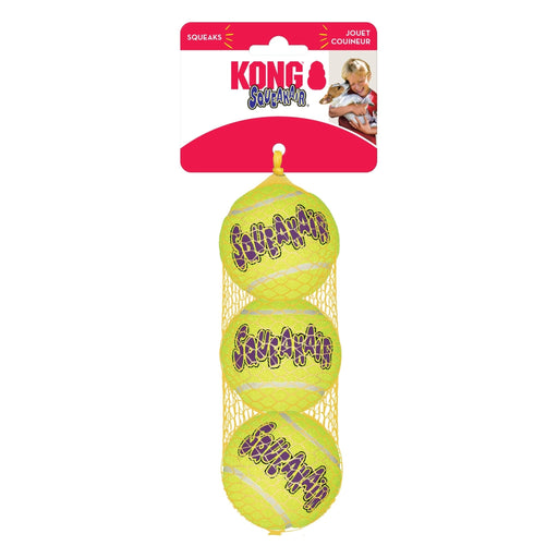 KONG SqueakAir Tennis Ball - K9KI - Medium (2.5") - 3 Pack - 7
