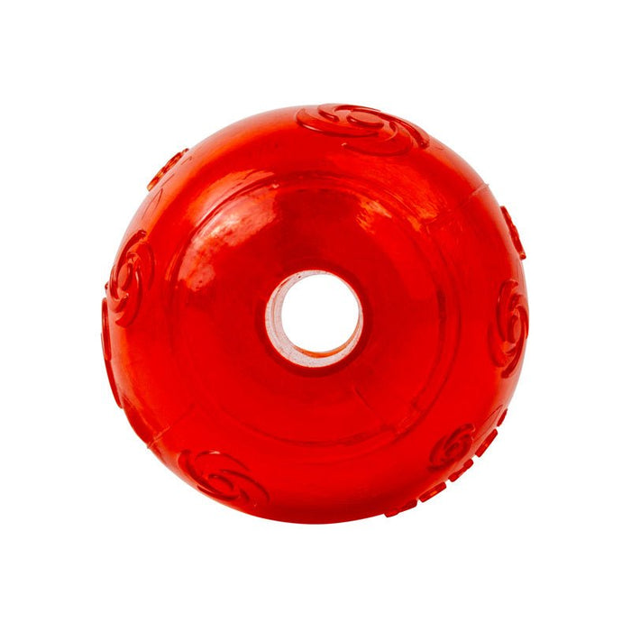 KONG Squeezz® Holiday Dog Toys – Fun Fetch & Chew Toys, Assorted Colors - K9ABA - Ball - Large - 1 ct - 6