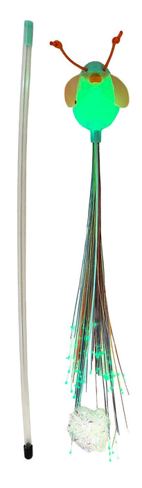 KONG Teaser Glow in the Dark Firefly Wand Cat Toy - K9119 - 2