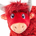 KONG Toughz Squeaky Plush Dog Toy – Medium, Durable & Soft - K9ABR - Highland Cow - Medium - 1 ct - 11