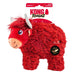 KONG Toughz Squeaky Plush Dog Toy – Medium, Durable & Soft - K9ABR - Highland Cow - Medium - 1 ct - 9