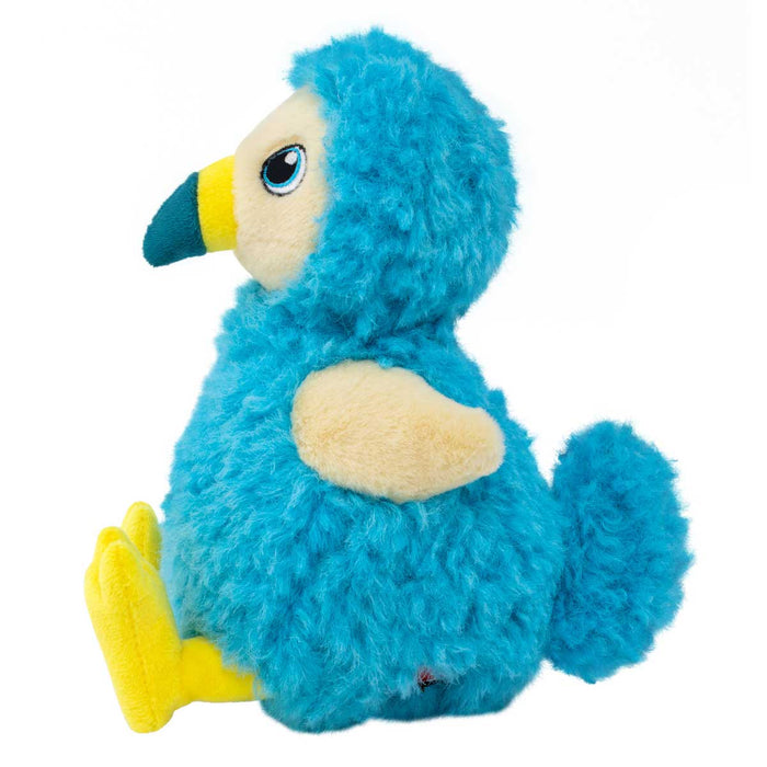 KONG Toughz Squeaky Plush Dog Toy – Medium, Durable & Soft - K9ABS - Dodo Bird - Medium - 1 ct - 18
