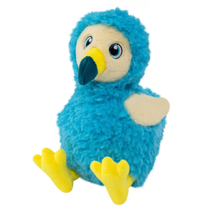 KONG Toughz Squeaky Plush Dog Toy – Medium, Durable & Soft - K9ABS - Dodo Bird - Medium - 1 ct - 14