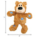 KONG Wild Knots Bear – Soft Plush with Knotted Rope Skeleton, Assorted - K9ACT - Assorted - Small/Medium - 1 ct - 4