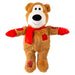 KONG XL Holiday Plush Wild Knots Bear Dog Toy, Assorted Colors - Plush & Rope Toy for Large Dogs - K9ABH - XL - Assorted - 1 ct - 2