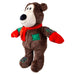 KONG XL Holiday Plush Wild Knots Bear Dog Toy, Assorted Colors - Plush & Rope Toy for Large Dogs - K9ABH - XL - Assorted - 1 ct - 10