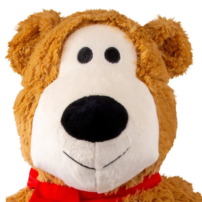 KONG XL Holiday Plush Wild Knots Bear Dog Toy, Assorted Colors - Plush & Rope Toy for Large Dogs - K9ABH - XL - Assorted - 1 ct - 7