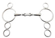 Korsteel French Link 3 Ring Dutch Gag Bit - KOK3 - 2