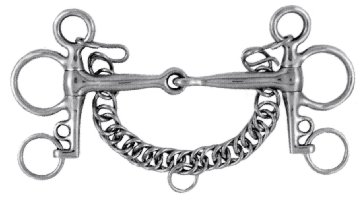 Korsteel Stainless Steel Pelham Snaffle Bit - KO1G3 - 1