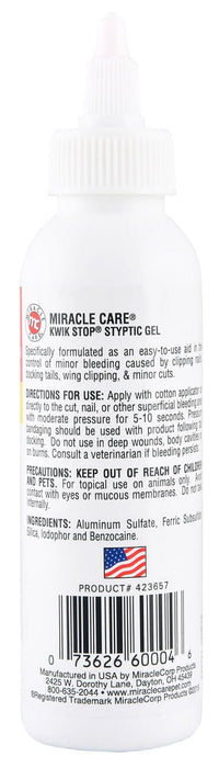 Kwik Stop Styptic Powder for Dogs, Cats, & Birds - G9K1 - 4 oz - 7