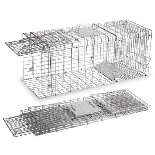 Large Foldable Live Animal Cage Trap – Humane Cat & Wildlife Trap - GAUF5 - 1