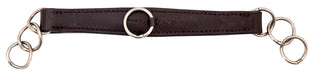 Leather Curb Chain, Full, Brown - SEP1PG - 1