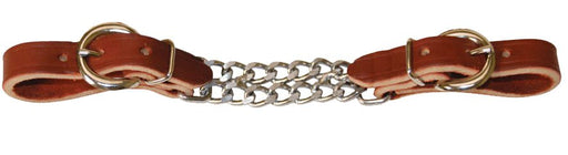 Leather Curb with Double Chain - Jeffers - Horse Supplies > Horse Tack > Bridle Bits