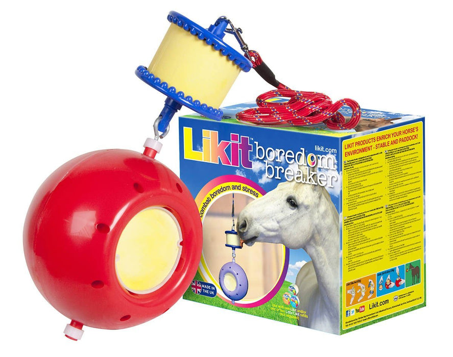 Likit Boredom Breaker for Horses - CA1E - Red - 1