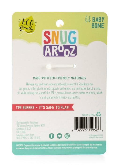 Lil Baby Bone – Puppy Teether Chew Toy, 4.25" - SZ124 - Blue - 4.25"L - 4
