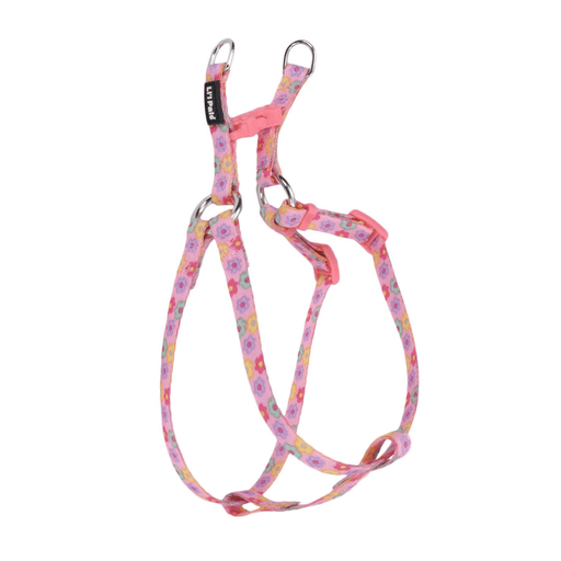Li'l Pals Comfort Wrap Adjustable Dog Harness - C21CE - Daisy Multi - Color - Small - 3/8" x 08" - 14" - 3