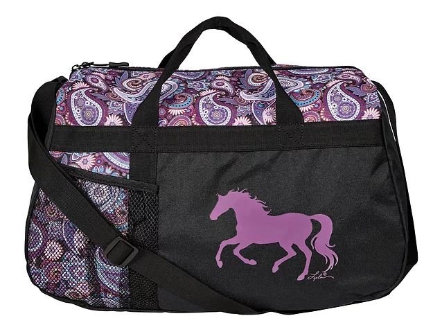 Lila Galloping Horse Duffle Bag - AWI17 - 1