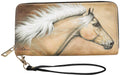 Lila Palomino Clutch Wallet with Wristlet - AWI1J - 1