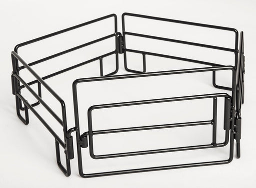 Little Buster 5 Piece Panel Set N Walk Through Gate Combo - LB14P - Black - 1