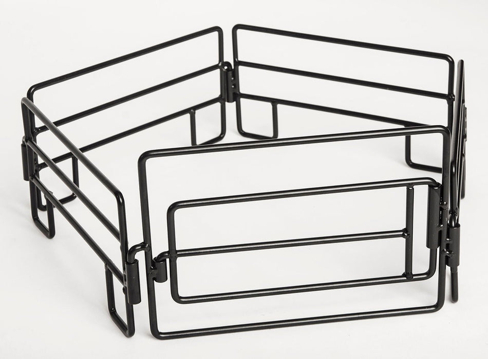 Little Buster 5 Piece Panel Set N Walk Through Gate Combo - LB14P - Black - 1
