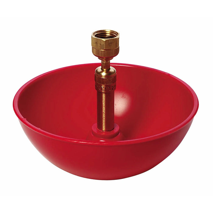 Little Giant Automatic Poultry & Chick Fountain – Continuous Flow Chicken & Game Bird Waterer with Brass Valve - M3P1 - Automatic Game Bird Poultry Fountain 2500 - 1